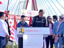 Presiden Jokowi, Resmikan Jembatan Pulau Balang di Penajam Paser Utara