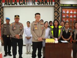 Polres Binjai Giat Cek Urine Terhadap Personil Bekerjasama Dengan RS Bhayangkara
