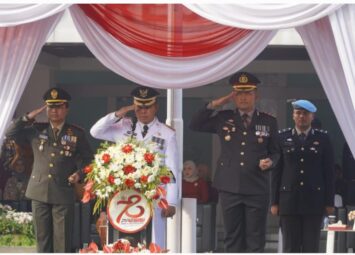 Polres Bogor Gelar Upacara Peringatan Hari Bhayangkara ke-78