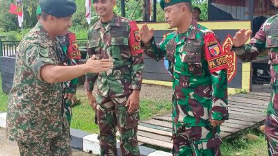 Kunker MLO Major Arief (TDM) ke Komando Taktis (Kotis) Yonzipur 5/ABW