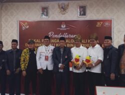 KPU Kota Binjai Menerima Pendaftaran Paslon Zainuddin Purba – Hendro Susanto di Hari ke-3