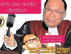 Aneh!! Hendry Ch Bangun Sudah di Berhentikan dari PWI, Masih Juga Kuasai Kantor PWI