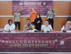 Polres Maros Gelar Konferensi Pers Kekerasan Anak Perempuan Dibawah Umur