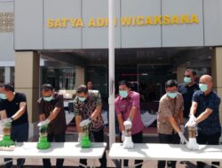 Kejaksaan Negeri Binjai Menggelar Pemusnahan Barang Bukti Kejahatan Perkara Tindak Pidana Umum