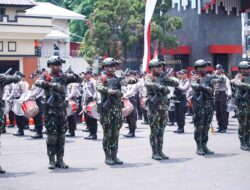 Polri Gladi Bersih Apel Gelar Pasukan Pengamanan Pelantikan Presiden