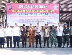 Polres Binjai Bersama Instansi Terkait Laksanakan Apel Gelar Pasukan Operasi Zebra Toba-2024