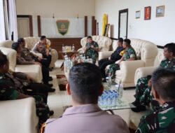 Kapolda Sulsel Kunjungan Silaturahmi ke Mako Divisi 3 Kostrad