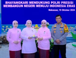 Kapolda Sulsel Hadiri Peringatan Hari Kesatuan Gerak Bhayangkari Ke-72 Tahun 2024