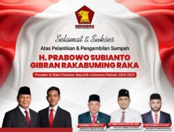 Pelantikan Pak Prabowo menjadi Presiden, Badan Saksi Gerindra Binjai Panaskan Mesin Tempur Teritorial Binjai Utara