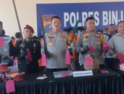 Polres Binjai Ungkap Kasus Tindak Pidana Bulan September 2024