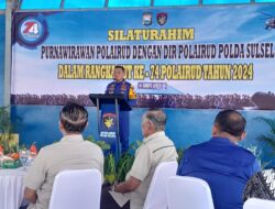 Silaturahmi Ditpolairud Polda Sulsel Bersama Purnawirawan Polairud dalam Rangka HUT ke-74 Polairud