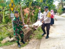 Sinergi Tiga Pilar Kelurahan Patte’ne Dalam Gotong Royong Bersihkan Selokan