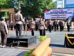 Kapolres Takalar Pimpin Upacara Serah Terima Jabatan Kapolsek Polombangkeng Selatan