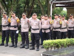 Kapolres Binjai Cek Kesiapan Personil Polri saat Pengamanan Pilkada Serentak Tahun 2024 