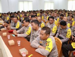 Polres Takalar Gelar Bimbingan Teknis Petugas PAM TPS Jelang Pemilu 2024