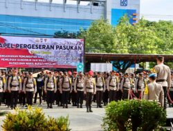 Polres Takalar Gelar Apel Pergeseran Pasukan Pengamanan TPS Untuk Pilkada 2024