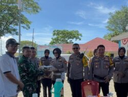 Polwan Polres Takalar Laksanakan Patroli dan Berikan Dukungan kepada Petugas TPS