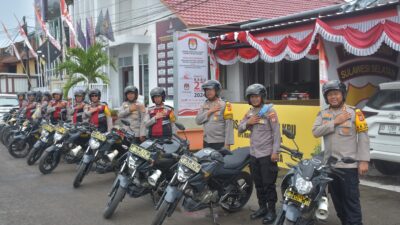 Jelang Rekapitulasi di KPU, Kapolres Bulukumba Pimpin Patroli Cooling System.