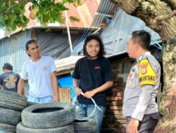 Bhabinkamtibmas Desa Popo Aktif Jaga Situasi Kamtibmas Pasca Pilkada Takalar