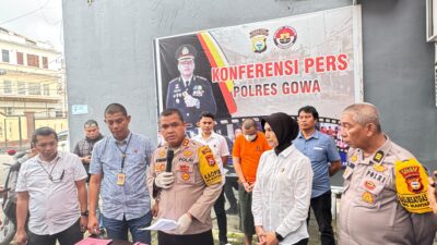 Kapolres Gowa Gelar Press Release  Pengungkapan Kasus Persetubuhan Anak di Bawah Umur