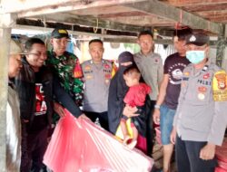 Peduli Korban Bencana, Kapospol Tanakeke Dampingi Penyaluran Bantuan untuk Warga Terdampak Puting Beliung