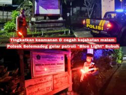 Cegah kejahatan malam, Polsek Selemadeg tingkatkan patroli Subuh