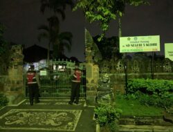 Samapta Polres Tabanan Gelar Patroli Subuh, Antisipasi Pembobolan Sekolah