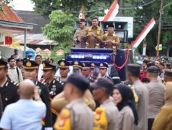 Polres Gowa Gelar Apel Akbar Bersama Bupati dan Wakil Bupati Gowa Jelang Purnabakti