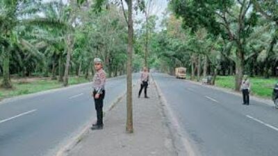 Satlantas Polres Binjai Melaksanakan Patroli Hunting Balap Liar Di Jalan Megawati