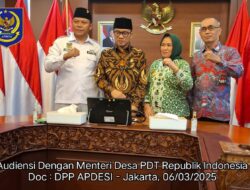 DPP APDESI Bersama PAPDESI dan PPDI Beraudiensi Dengan MENTERI DESA PDT, Sikapi Pendirian Koperasi Desa MERAH PUTIH