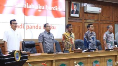 Walikota Binjai Menerima Kunjungan Kerja Tim BPK RI Perwakilan Provinsi Sumatera Utara 