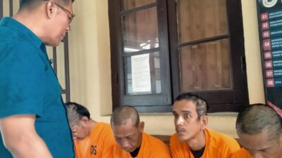 Pelaku Pencurian Lampu Hias di tanah Lapang Merdeka Binjai, Berhasil di bekuk Polsek Binjai Kota