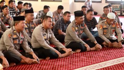 Polres Takalar Gelar Binrohtal, Perkuat Keimanan dan Moral Personel di Bulan Suci Ramadhan