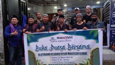 Makasar Global dan Radar NKRI Gelar Berbagi Takjil dan Buka Puasa Bersama Media