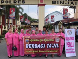 Sat Resnarkoba Bersama Sat Binmas Polres Binjai Berbagi Takjil Untuk Masyarakat