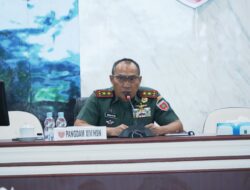Pangdam XIV/Hsn Terima Paparan RGB AKS Tersebar TNI AD Kodam XIV/Hsn TA. 2025 