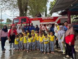 Kunjungan PAUD Anggrek Lubuk Niur Ke MAKO Damkar Kabupaten Bungo