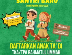 Penerimaan Santri Baru Taman Pendidikan Al-Qur’an Rahmatul Ummah Bertajuk Pengembangan Pendidikan Karakter