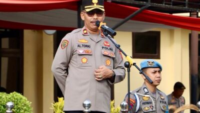 Wakapolres Takalar Pimpin Apel Pagi, Beri Apresiasi kepada Bintara Remaja yang Akan Kembali Bertugas ke Polda Papua Barat