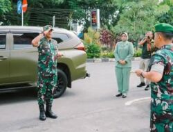 Makodim 0203/LKT Menerima Kunjungan Kerja Danrem 022/ Pantai Timur