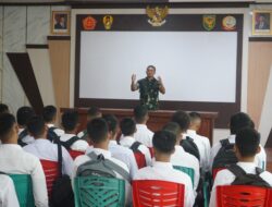 Dandim 0416/Bute Berikan Motivasi kepada Calon Prajurit TNI AD: “24 Tahun Lalu, Saya Seperti Kalian”