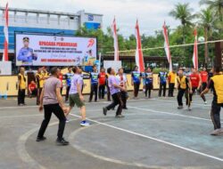 Meriahkan HUT Bhayangkara ke-79, Polres Takalar Gelar Pertandingan Bola Voli dan Futsal Internal