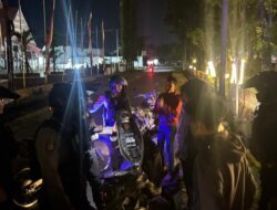 Polres Takalar Gelar KRYD Lewat Patroli Blue Light di Tengah Malam, Cegah Gangguan Kamtibmas