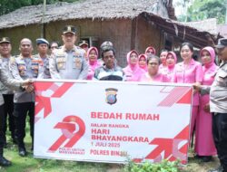 Kapolres Binjai Salurkan Bantuan Sosial Kepada Masyarakat Sei Bingai