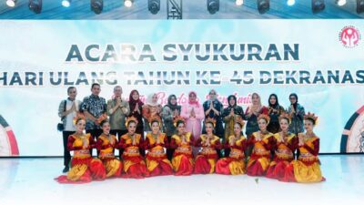 Ketua Dekranasda Kota Binjai Hadiri Puncak HUT ke-45 Dekranas di Balikpapan