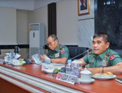 Pangdam XIV/Hsn Terima Paparan Kesiapan Open Tournament Lari Marathon Dalam Rangka HUT Ke-80 TNI Tahun 2025