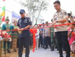 Peresmian Jembatan Bailey Penanganan Darurat Banjir di Desa Sambandete, Konawe Utara