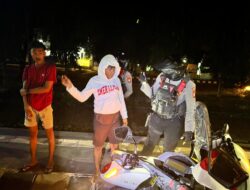 Ciptakan Keamanan di Malam hari, Tim Perintis Presisi Polres Takalar Gelar Patroli Blue Light