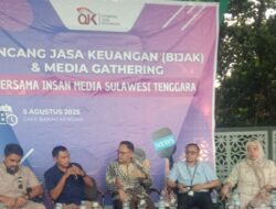 OJK Gelar Kegiatan Sosialisasi Bersama Media Cetak dan Online di Sultra : Bertujuan Tingkatkan Peran dan Kontribusi Aktif Insan Media 