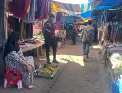 Sat Samapta Polres Takalar Laksanakan Patroli Dialogis di Pasar Sentral Takalar
